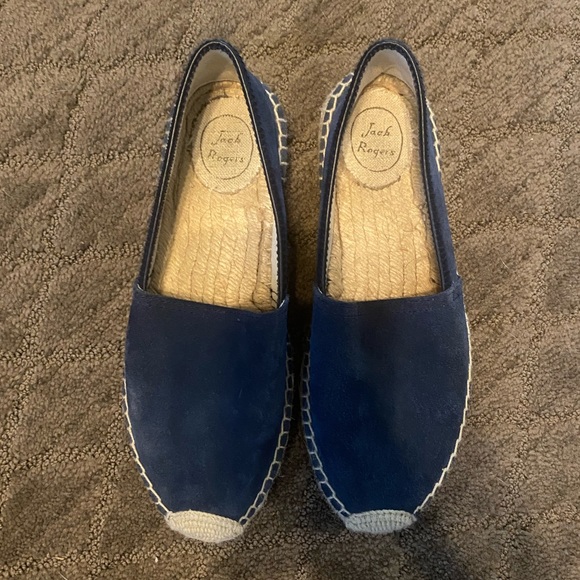Jack Roger’s Riley Suede Espadrille in Midnight. Size 9. - Picture 2 of 8